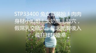 STP33400 兔女郎裝扮！肉肉身材小姐姐！大奶無毛騷穴，假屌乳交插穴，翹起肥臀後入，瘋狂揉搓陰蒂